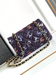 Chanel Small Flap Bag Classic Bag 11.12 Fabric 20cm - 2