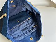 Chanel Shopping Tote Hobo Denim Bag 38×32.5x10cm - 3