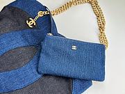 Chanel Shopping Tote Hobo Denim Bag 38×32.5x10cm - 2