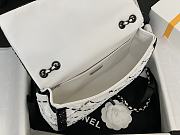 Chanel Medium 24P Flap Bag Sequin White Bag 25cm - 6