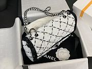 Chanel Medium 24P Flap Bag Sequin White Bag 25cm - 2