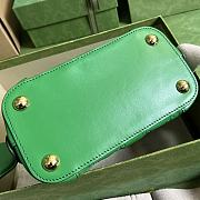 Gucci GG Matelassé Handbag Green 19x13x10cm - 3