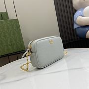 Gucci GG Marmont Mini Shoulder Bag Grey 18.5x11x4cm - 6