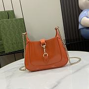 Gucci Jackie Notte Mini Bag Orange 19.5x18x3.5cm - 1