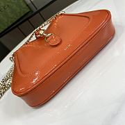 Gucci Jackie Notte Mini Bag Orange 19.5x18x3.5cm - 4