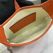 Gucci Jackie Notte Mini Bag Orange 19.5x18x3.5cm - 3