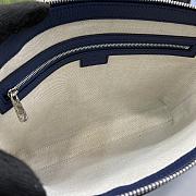 Gucci Jumbo GG Medium Messenger Bag Blue 31×24.5×5cm - 4