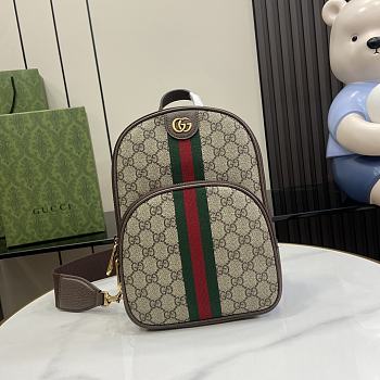 Gucci Ophidia GG Crossbody Bag Brown 26x19x4.5cm
