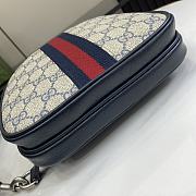 Gucci Ophidia GG Crossbody Bag Blue 26x19x4.5cm - 5