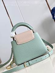 Louis Vuitton LV Mini Capucine Jade Green 21x14x8cm - 5