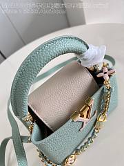 Louis Vuitton LV Mini Capucine Jade Green 21x14x8cm - 2