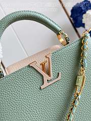 Louis Vuitton LV Capucines BB Jade Green 26.5 x 17.5 x 9 cm - 3