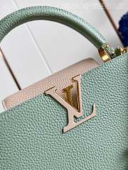 Louis Vuitton LV MM Capucines Jade Green 31x20x11cm - 3