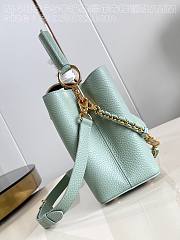 Louis Vuitton LV MM Capucines Jade Green 31x20x11cm - 2