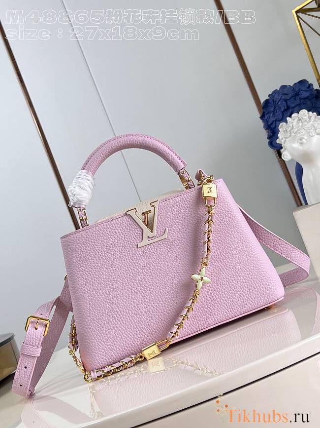 Louis Vuitton LV Capucines BB Pink 26.5 x 17.5 x 9 cm - 1