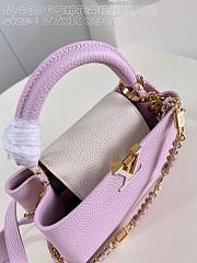 Louis Vuitton LV Capucines BB Pink 26.5 x 17.5 x 9 cm - 3