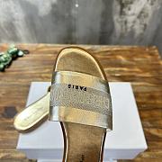 Dior Dway Slide Gold Calfskin - 3