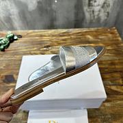 Dior Dway Slide Silver Calfskin - 2