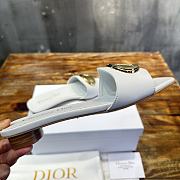 Dior Forever Heeled Slide White - 4