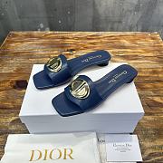 Dior Forever Heeled Slide Blue - 1