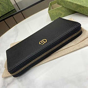 Gucci Leather Zip Wallet Black - 3
