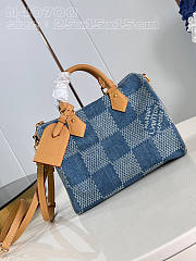 Louis Vuitton LV Speedy 25 Denim 25x15x19cm - 1