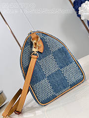 Louis Vuitton LV Speedy 25 Denim 25x15x19cm - 4