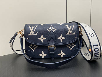 Louis Vuitton LV Diane Navy Blue 23 x 16 x 8.5 cm
