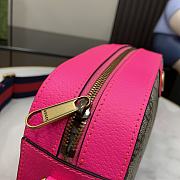 Gucci Ophidia GG Small Crossbody Bag Pink 24x15x17cm - 6