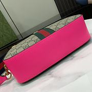 Gucci Ophidia GG Small Crossbody Bag Pink 24x15x17cm - 2