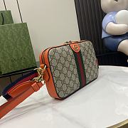 Gucci Small Ophidia GG Crossbody Bag Orange 24x15x7cm - 5