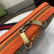 Gucci Small Ophidia GG Crossbody Bag Orange 24x15x7cm - 4