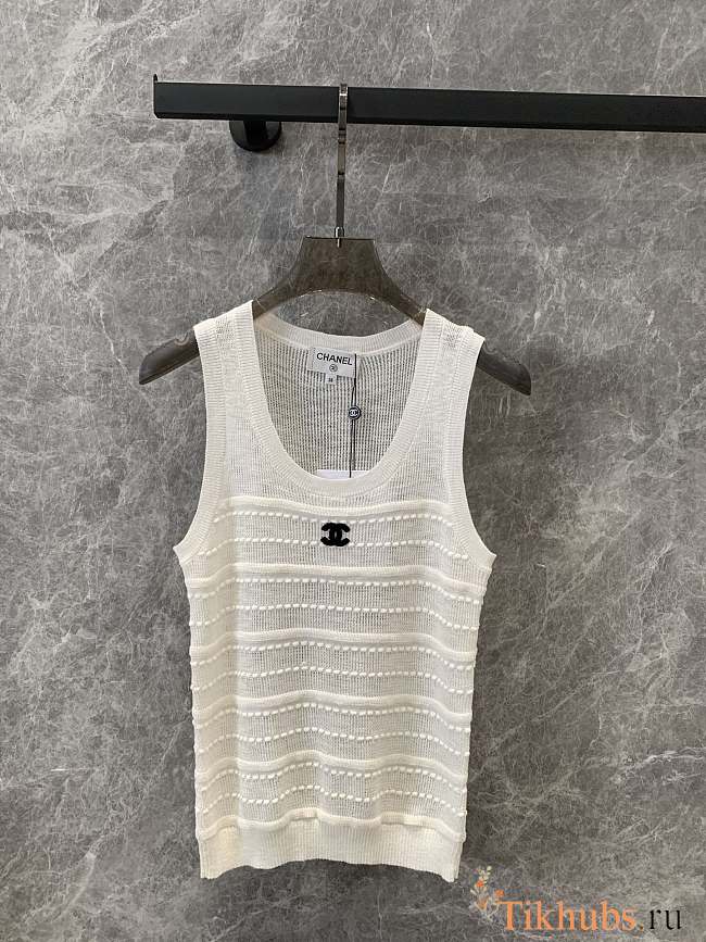 Chanel White Tank Top 03 - 1