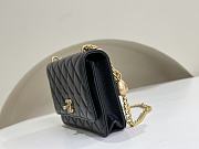 Chanel Wallet On Chain Woc Black Gold 19cm - 5