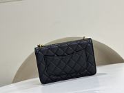 Chanel Wallet On Chain Woc Black Gold 19cm - 4