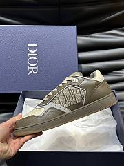 Dior B27 Low-Top Sneaker Khaki Beige Smooth  - 3