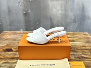 Louis Vuitton LV Revival Mule White Heel 5cm - 5