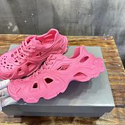 Balenciaga Caged Lace Up Pink Sneaker - 3