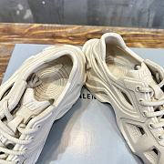 Balenciaga Caged Lace Up Beige Sneaker - 4