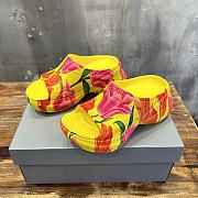 Balenciaga x Croc Tulip Yellow Sandals - 1