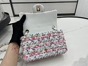 Chanel Small Flap Bag White Pink 20cm - 6