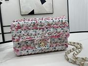 Chanel Small Flap Bag White Pink 20cm - 3