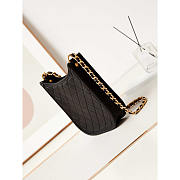 Chanel Hobo Handbag Washed Black 24x22x6cm - 6