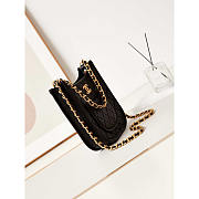 Chanel Hobo Handbag Washed Black 24x22x6cm - 4