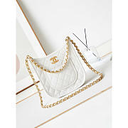 Chanel Hobo Handbag Washed White 24x22x6cm - 1