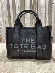 Marc Jacobs Leather Small Tote Black Bag 26x13x21cm - 1