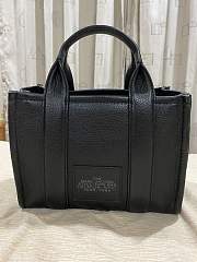 Marc Jacobs Leather Small Tote Black Bag 26x13x21cm - 2