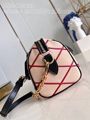 Louis Vuitton LV Speedy Bandoulière 20 Beige Red 20.5 x 13.5 x 12 cm - 6