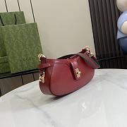 Gucci Moon Side Mini Shoulder Bag Red 24x12x5cm - 5