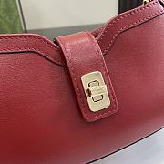 Gucci Moon Side Mini Shoulder Bag Red 24x12x5cm - 2